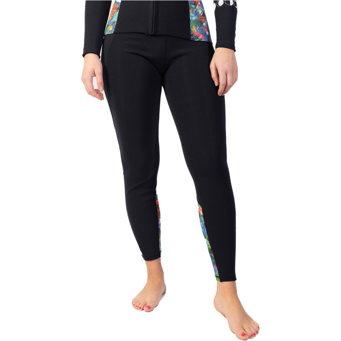 2024 Gul Leggings Luna7 Sup Para Mujer La8301-c1 - Negro / Jungla